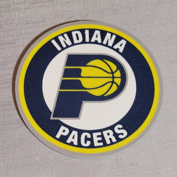 Indiana Pacers Coaster Set - 3D Printed - (Set of 4) - Picture 3 of 4